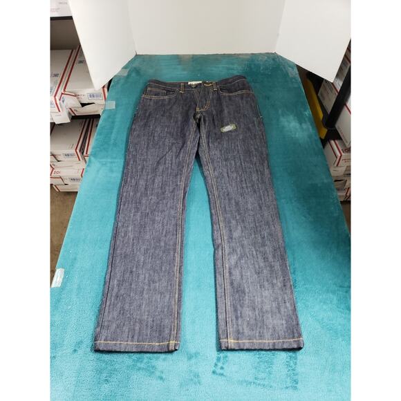 Topman Denim is Dead Jeans Size 28x30 Mens Blue Pants Stretch Slim Straight - Picture 1 of 14